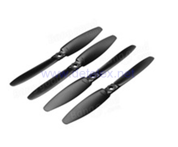 XK-X252 shuttle quadcopter spare parts main blades propellers (Black)
